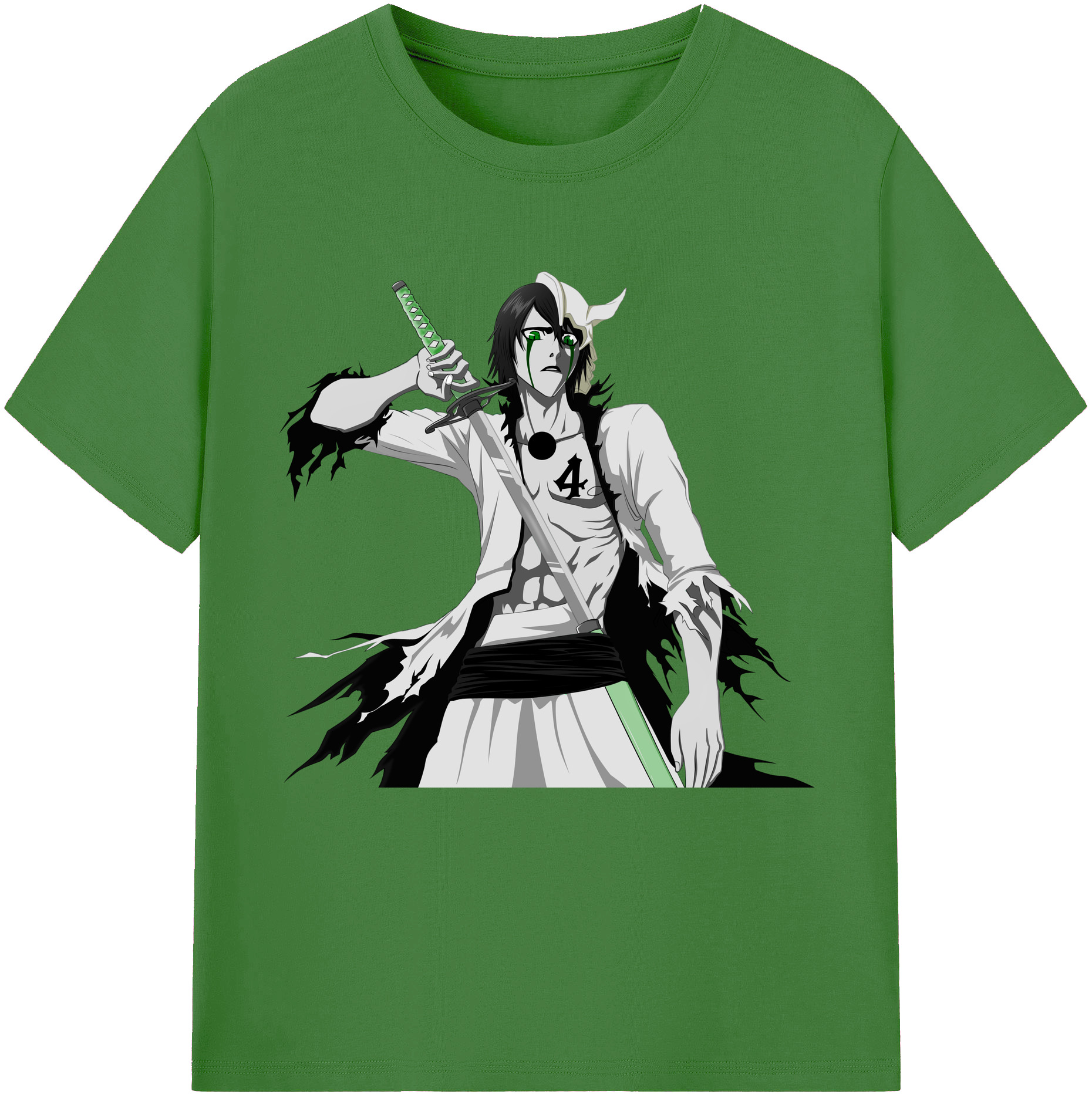 （画像用） ブリーチ ウルキオラ·シファー BLEACH Ulquiorra cifer レディースカジュアルプリントTシャツ（綿100％）